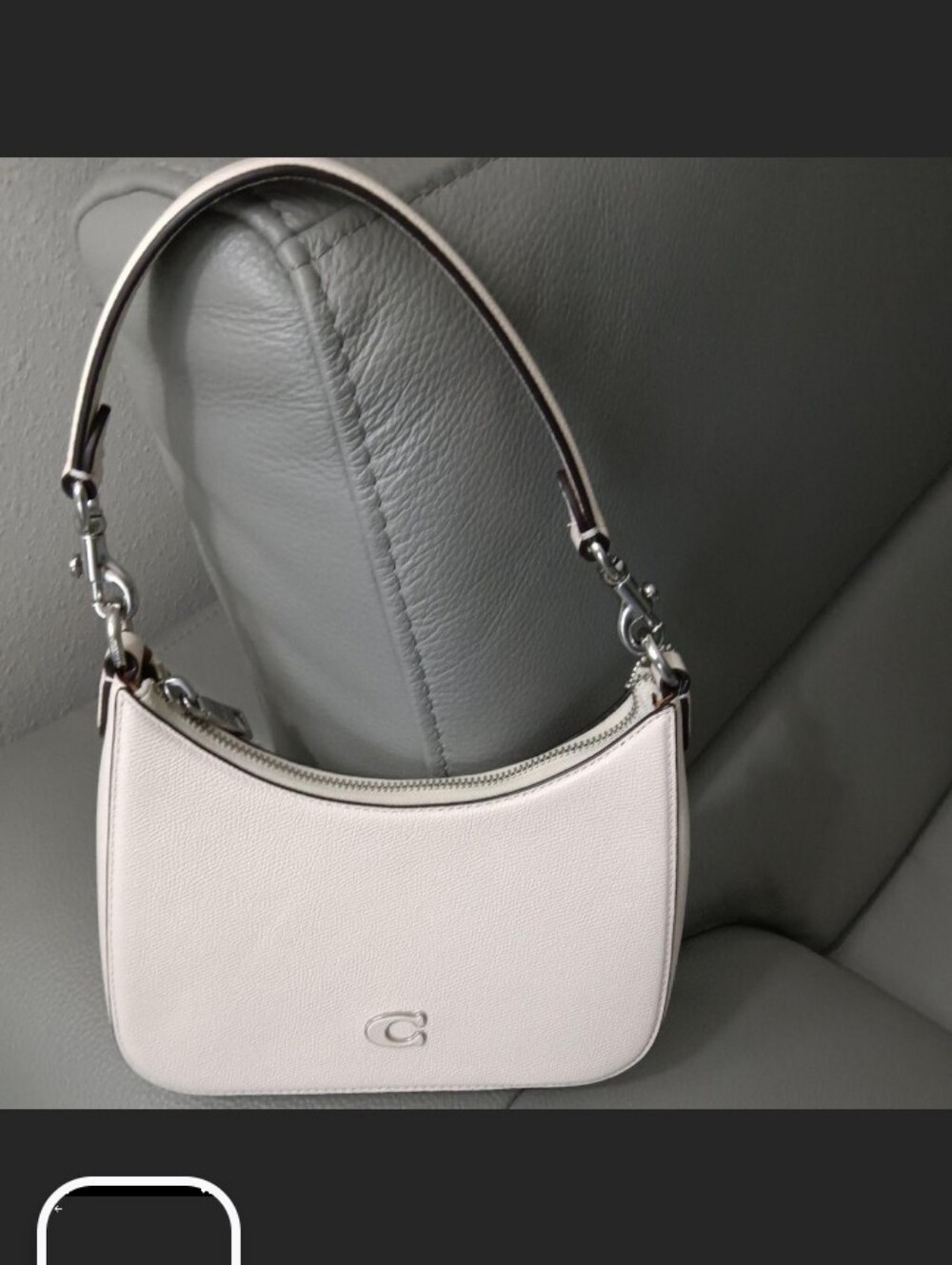 NEW COACH Chalk White Shoulder Bag - NWOT